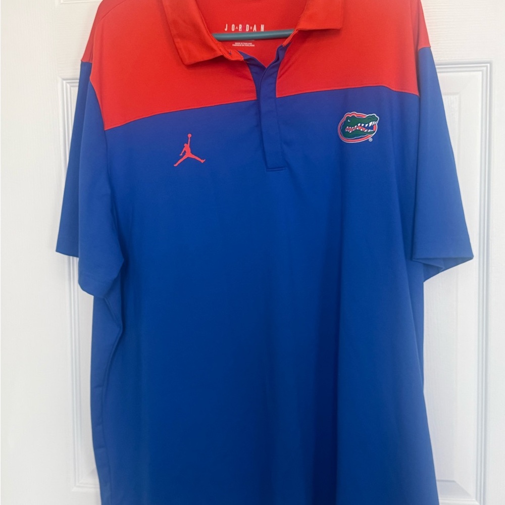 Jordan Blue and Red Florida Gators Polo